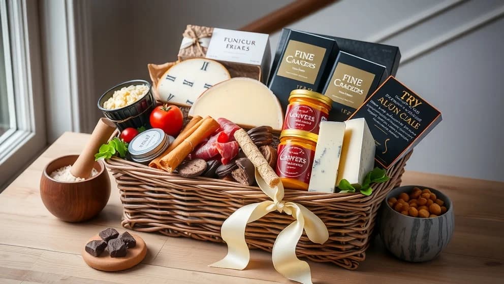 Presentkorg delikatesser som gåva till dina närmaste